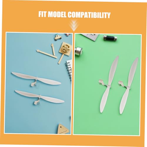 ifundom 20 Stück Flugzeugpropeller Baugruppe Slow Fly Flugzeugpropeller Flugzeugspielzeug Propeller ifundom 20 Stück Flugzeugpropeller Baugruppe Slow Fly Flugzeugpropeller Flugzeugspielzeug Propeller von ifundom