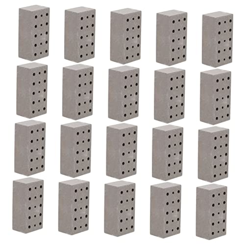 ifundom 20 Stück Miniatur Ziegelsteine mit Löchern Realistische DIY Modellbausteine für Sandtisch Puppenhaus Gartenlandschaft Leicht Praktisch Vielseitig für Bastelprojekte und Dekoration ifundom 20 Stück Miniatur Ziegelsteine mit Löchern Realistische DIY Modellbausteine für Sandtisch Puppenhaus Gartenlandschaft Leicht Praktisch Vielseitig für Bastelprojekte und Dekoration von ifundom