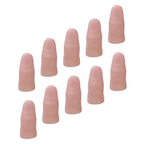 ifundom 20pcs Gefälschte Finger Simulation Daumen Hülse Nagel Training Spielzeug Jungen und Mädchen Finger Abdeckung Spielzeug von ifundom