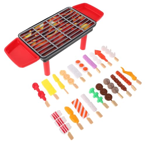 ifundom 20 Stück Teiliges BBQ Grillspielzeug Set mit Realistischen Geräuschen und Licht Kindgerechtes Pretend Food für Jungen und Mädchen Motorikförderndes Küchen Outdoor für Drinnen und ifundom 20 Stück Teiliges BBQ Grillspielzeug Set mit Realistischen Geräuschen und Licht Kindgerechtes Pretend Food für Jungen und Mädchen Motorikförderndes Küchen Outdoor für Drinnen und von ifundom