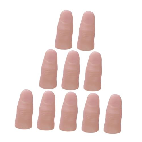ifundom 20 Stück Teiliges Realistische Daumen Fingerlinge aus Leichtem Vinyl Naturgetreu mit Falten und Farbe Bühnenrequisite für Show Trick und Party Einfach zu Verwenden ifundom 20 Stück Teiliges Realistische Daumen Fingerlinge aus Leichtem Vinyl Naturgetreu mit Falten und Farbe Bühnenrequisite für Show Trick und Party Einfach zu Verwenden von ifundom