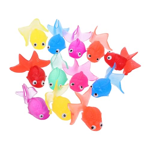 ifundom 20 Stück Teiliges Realistische Kunstfische Goldfische aus Umweltfreundlichem TPR Lebensechte Aquarium Dekoration Schwimmende Fischornamente in Gemischten Farben für Aquarien ifundom 20 Stück Teiliges Realistische Kunstfische Goldfische aus Umweltfreundlichem TPR Lebensechte Aquarium Dekoration Schwimmende Fischornamente in Gemischten Farben für Aquarien von ifundom