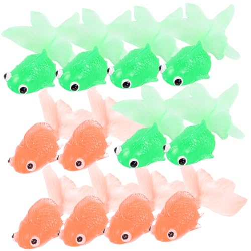 ifundom 20 Stück Teiliges Realistische Schwimmende TPR Goldfische Künstliche Deko für Aquarium und Fischbecken Sichere Wasserspielzeuge in Orange und Grün Lebensechte Simulation für ifundom 20 Stück Teiliges Realistische Schwimmende TPR Goldfische Künstliche Deko für Aquarium und Fischbecken Sichere Wasserspielzeuge in Orange und Grün Lebensechte Simulation für von ifundom