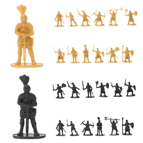 ifundom 200St Mini-Soldatenmodell Miniaturszenen Menschenmodelle mittelalterliche Soldatenfiguren winzige Soldatenfiguren kleine Leute Handwerk Spielzeugsoldatenfiguren Minifigur Plastik von ifundom