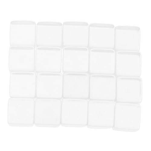 ifundom 20St Transparente Würfel lichtwürfel Board Games brettspiele spielsachen Partyzubehör Spiel Würfel RPG-Würfel Standard-Spielwürfel Würfelspiele Leere Würfel Klare Würfel Acryl von ifundom