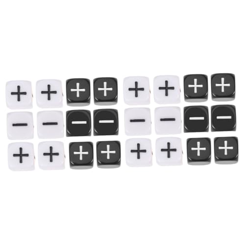 ifundom Spielwürfel Plus Minus Spiel 24 Stück Minus Plus Zeichen Würfel Großes Würfelspielzeug Würfelspielzeug Für Kinder Großes Würfelspielzeug Spielspielzeug Acrylspielzeug ifundom Spielwürfel Plus Minus Spiel 24 Stück Minus Plus Zeichen Würfel Großes Würfelspielzeug Würfelspielzeug Für Kinder Großes Würfelspielzeug Spielspielzeug Acrylspielzeug von ifundom