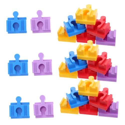 ifundom 24 Stück Teiliges Zugschienen Buntem Kunststoff Kinderfreundliche Große Steckstein-Adapter Kompatibel mit Thomas-holzeisenbahnen Fördert Feinmotorik und Kreatives ifundom 24 Stück Teiliges Zugschienen Buntem Kunststoff Kinderfreundliche Große Steckstein-Adapter Kompatibel mit Thomas-holzeisenbahnen Fördert Feinmotorik und Kreatives von ifundom