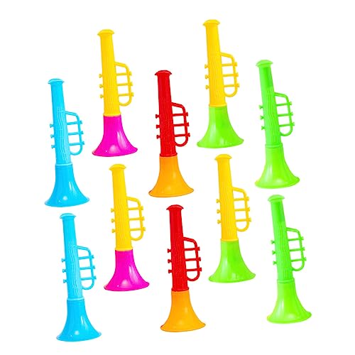 ifundom 25st Trompete Spielzeug Musikalisches Lernspielzeug Kleine Hornspielzeuge Mini-Instrument-Spielzeug Hornspielzeug Für Kinder Lernspielzeug Trompete Musikspielzeug Für Kinder Abs von ifundom