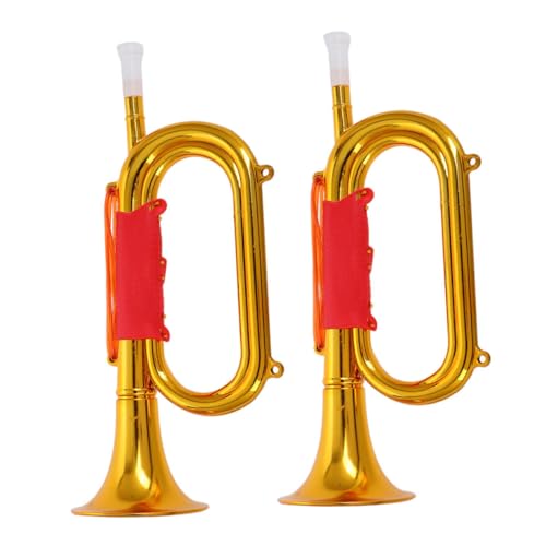 ifundom 2Pcs Musikinstrumente Musical Trompete Cheerleading Plastikhorn Für Party Noisemaker Fußballspiel Jubeln Requisiten Bühnenaufführung von ifundom