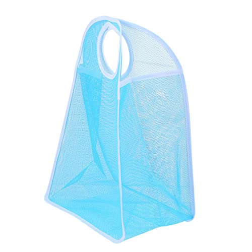 ifundom 2St Aufbewahrungskorb für Spielzeug Kinder-Einkaufstasche Aufbewahrungstasche für Sandbecken Kinder spielzeugaufbewahrung falttasche Mesh-Tasche Netztasche für Strandspielzeug Blue von ifundom