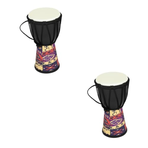 ifundom 2St Djembe musikinstrumente Musik Instrumente Tragegurt Shovel rückengurte Percussion-Trommel Percussion-Spielzeug tragbar Tambourin kleine Trommel Schlagtrommel Kind Schlagzeug von ifundom