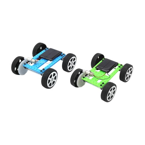 ifundom 2St Mars-Rover-Spielzeug Solar betriebenes Spielzeugauto Kinder DIY Spielzeug Auto Interaktives Lernspielzeug Motorik Spielzeug Solarauto Wissenschaftsset für Kinder Motor- von ifundom