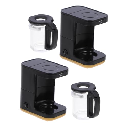 ifundom 2St Modell Einer Mini-Kaffeemaschine interaktives Rollenspiel Modell Kaffeeautomat Kaffeemaschine Kaffeemixer mit Spielzeugbootmotor Kindermixer Plastik von ifundom