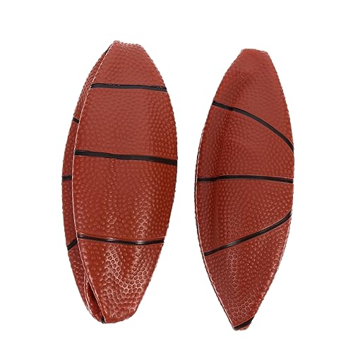 ifundom 2St aufblasbarer Ball für kinderspielzeug Sport spielsachen für draußen Toys for hüpfendes Basketballspielzeug PVC-Basketballspielzeug Brown von ifundom