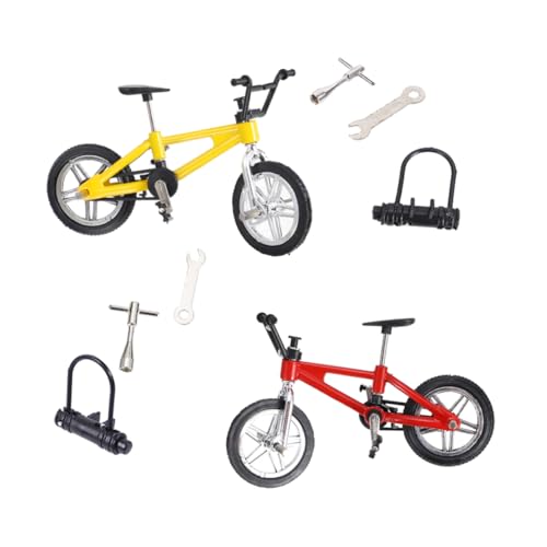 ifundom 2er Set Mini Fingerbike Tischspielzeug Für Fingertip Spaßiges Geschicklichkeitsspiel Für Und Erwachsene Ideal Für Schreibtisch Und Freizeit Und von ifundom