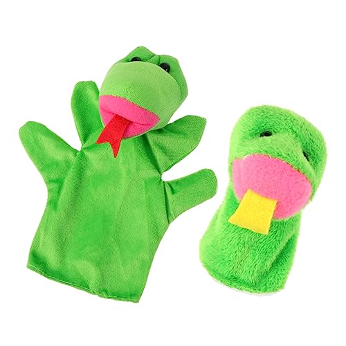 ifundom Pädagogisches Schlangen-fingerpuppen-Set 2-teiliges Mini-plüschtier-Spielzeug Eltern-Kind-interaktion Flanell-Material Sicher Für Jungen Und Mädchen von ifundom