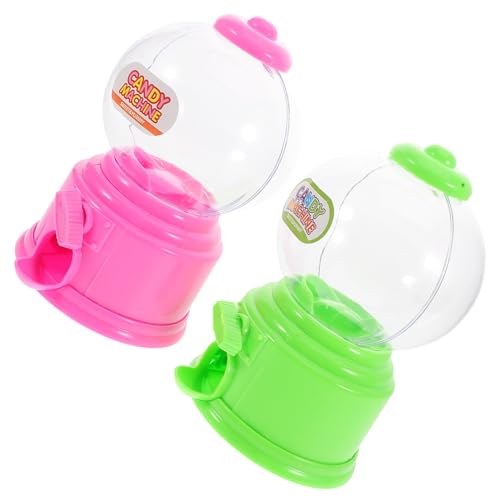 ifundom 2pcs Desktop Candy Dispenser Spielzeug Kinder Bubble Gum Mini Maschine Popcorn Spaß Für Geburtstagsparty von ifundom