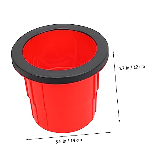 ifundom 2st Gleichgewichtstrainingsspielzeug Kinderlaufstelzen Kinderspielzeug Outdoor-Spielzeug Für Kinder Holzkuchen Stelzen Spielzeug Eimer Spielzeuge Kleinkind Rot Trainer Balance von ifundom