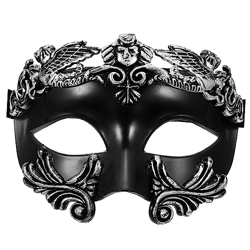 ifundom 2st Halbgesichtsmaske Halloween-cosplay Kämpfermaske Party-performance- Party- Im Kriegerdesign Halloween-masken Für Party Cosplay-masken Plastik von ifundom