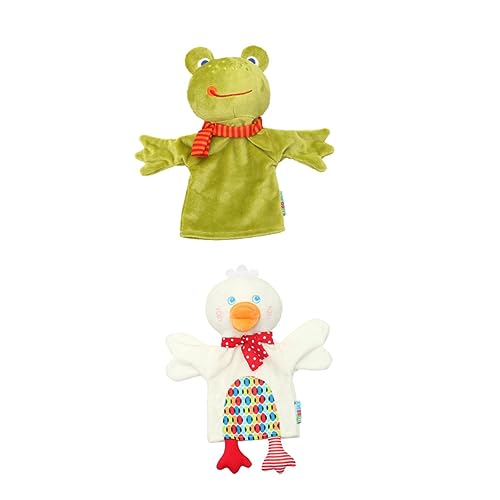 ifundom 2st Handpuppe Spielzeug Plüschtierpuppe Geschichte Erzählende Marionette Tierische Fingerpuppe Puppen Kuscheltiere Für Babys Welpenfiguren Interaktives Plüschtier Baumwolle Green von ifundom