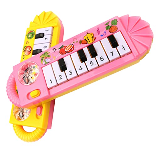 ifundom 2st Mini-elektropiano Tastatur Für Kleinkinder Musikinstrumente Für Kleinkinder 1-3 -Klavier Spielzeugklavier Für Kleinkinder 1-3 Tastatur Für Kleinkind Klavier Plastik von ifundom