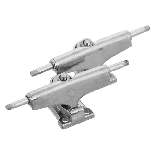 ifundom 2st Skateboardständer Longboard-Trucks Skatetruck Zubehör Für Finger-Skateboards LKW-Skateboard Unabhängige Skateboard-Trucks Silver Metall von ifundom