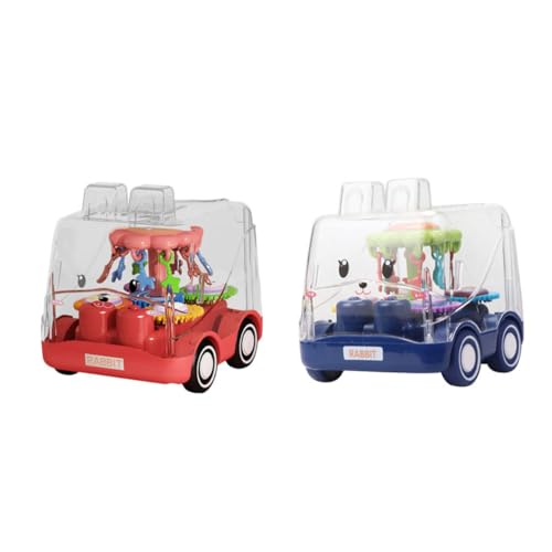 ifundom 2st Spielzeugauto Junge Spielzeug Kinderwagen Zum Zurückziehen Kinderauto Auto Für Kinder Minispielzeug Für Kinder Kidcraft-spielset Indoor-Spielzeug Miniautos Für Kinder Plastik von ifundom