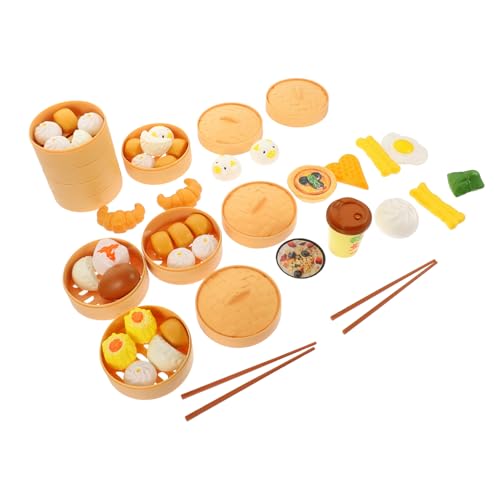 ifundom 3 Dampfbrötchen-Set sensorisches Kleinkindspielzeug küchenspielzeug für Kitchen Toys for babyspielzeug Geschirrset Interaktives Spielzeugkochen von ifundom