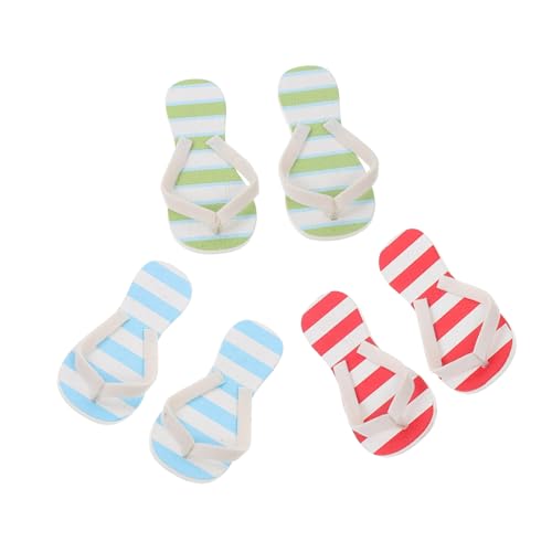 ifundom 3 Paare Miniatur Hausschuhe Puppenhaus Deko Simulation Mini Schuhe Cartoon Mini Pantoffeln Mikro Landschaft Sommer Strand Szenerie Zubehör ifundom 3 Paare Miniatur Hausschuhe Puppenhaus Deko Simulation Mini Schuhe Cartoon Mini Pantoffeln Mikro Landschaft Sommer Strand Szenerie Zubehör von ifundom