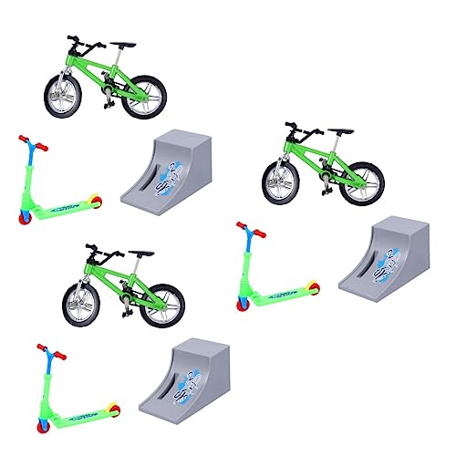 ifundom 3 Sätze Fingerfahrrad Finger Faltbarer Roller Minifahrrad Fingersportspielzeug Fahrradspielzeug Klapproller Spielzeug Brettspielspielzeug Tragbares Fingerspielzeug Fingerroller von ifundom