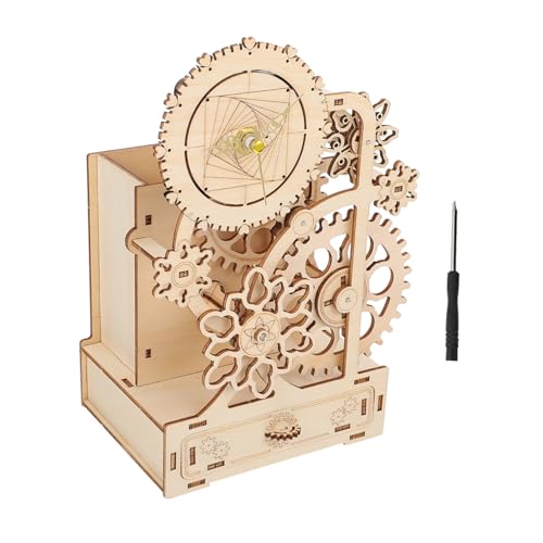 ifundom 3 Sätze Stifthalter aus Holz Lernspielzeug 3D-Rätsel jucarii pentru copii hühner Spielzeug Stiftbehälter selber Machen DIY-Desktop-Ornament hölzern Brown von ifundom