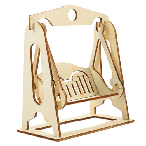 ifundom 3 Sets 3D Holzpuzzle Swing Für DIY Montagespielzeug Für Kleinkinder Kreatives Zur Von Geschicklichkeit Und Vorstellungskraft Pädagogisches Holzspielzeug von ifundom