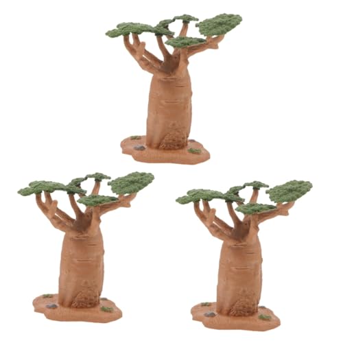 ifundom 3 Stück Miniatur Baum Modell Mikro Baum Modell Mikro Landschaft Basteldekor Realistische Kunstbäume Mini Landschaftsbaum Modell Mini Bäume Simulation Mini Modell Miniatur von ifundom