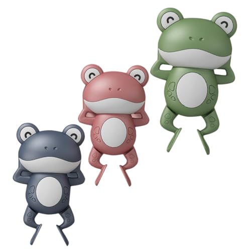 ifundom 3 Stück Teiliges Badespielzeug Aufziehbare Schwimmende Frösche Buntes Badewannenspielzeug für Kleinkinder Ab Monaten Spaßiges Wasserspielzeug für Junge Mädchen ifundom 3 Stück Teiliges Badespielzeug Aufziehbare Schwimmende Frösche Buntes Badewannenspielzeug für Kleinkinder Ab Monaten Spaßiges Wasserspielzeug für Junge Mädchen von ifundom