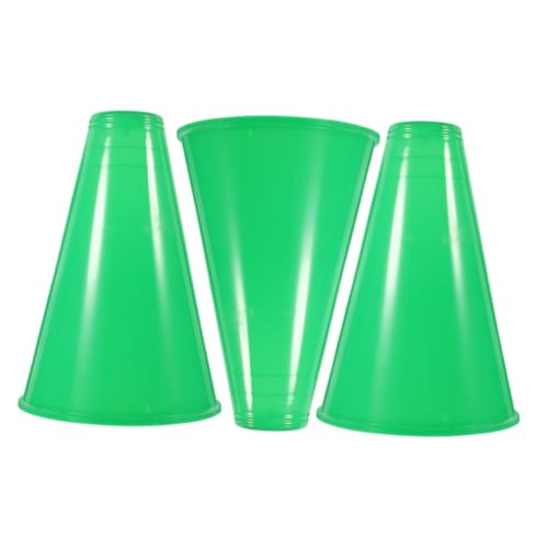 ifundom 3 Stück Teiliges Plastik Cheer Lautsprecher für Sportveranstaltungen Laute Sprachverstärkung Robustes Design Tragbar Klare Kommunikation für Outdoor Spiele und Partys Grün ifundom 3 Stück Teiliges Plastik Cheer Lautsprecher für Sportveranstaltungen Laute Sprachverstärkung Robustes Design Tragbar Klare Kommunikation für Outdoor Spiele und Partys Grün von ifundom