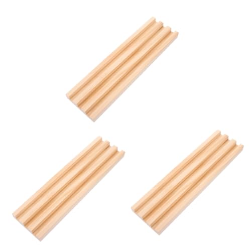 ifundom 3 Teiliges Domino Aufbewahrungsregal Aus Holz Domino Basen DIY Domino Tabletts Multifunktionale Domino Tabletts Präsentationstabletts DIY Domino Racks Desktop Domino Basen von ifundom