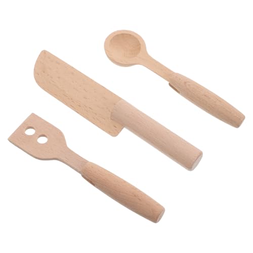 ifundom 3-teiliges Küchenutensilien-Set Aus Holz Für Kinder – Kochmesser-löffel-Set, Realistische Lebensmittelschneider, Backwerkzeuge – Für Kinder, Kleinkinder, Obst, Gemüse, Sandwich, ifundom 3-teiliges Küchenutensilien-Set Aus Holz Für Kinder – Kochmesser-löffel-Set, Realistische Lebensmittelschneider, Backwerkzeuge – Für Kinder, Kleinkinder, Obst, Gemüse, Sandwich, von ifundom