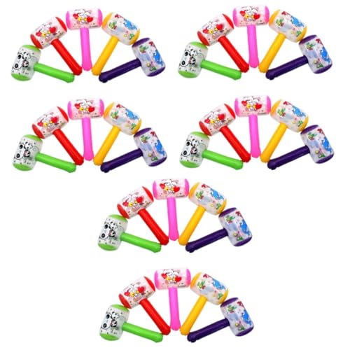 ifundom 30 Stk Spielzeughämmer Kinder tylonal quietschendes Hammerspielzeug Musikalisches Spielzeug Krachhammer hammer aufblasbar outdoorspielzeug Kinderhammer aufblasbare Hämmer Colorful von ifundom