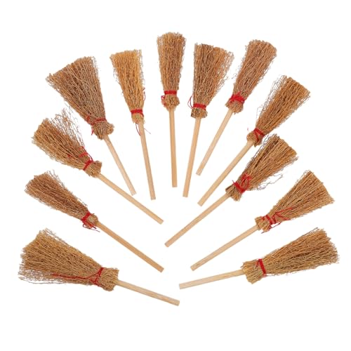 ifundom 30 Stück Maßstab Miniatur Besen aus Detailgetreu Handgefertigt Miniatur Hexenzubehör für Puppenhaus DIY Bastelprojekte Halloween Dekoration ifundom 30 Stück Maßstab Miniatur Besen aus Detailgetreu Handgefertigt Miniatur Hexenzubehör für Puppenhaus DIY Bastelprojekte Halloween Dekoration von ifundom