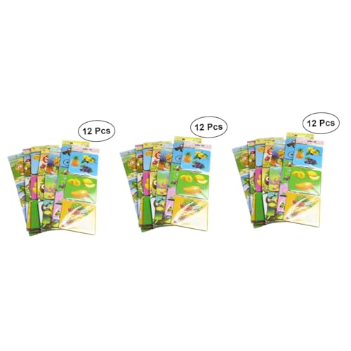 ifundom 36 STK Lernspielzeug für Kinder adventsgeschenke Kinder kleinkinderspielzeug Toy Toy Safe Toy Puzzle aus Papier Papierpuzzle für Kinder Cartoon-Tier-Puzzle von ifundom