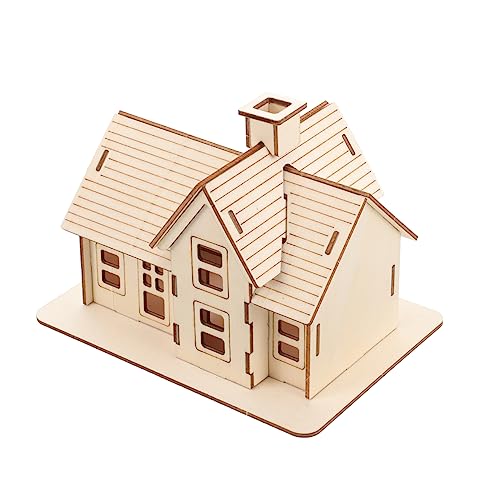 ifundom 3D Puzzle Bausatz Für Erwachsene DIY Modellhaus Aus Kreatives Handwerksprojekt Für Erwachsene Handgefertigtes Holzhaus Puzzle Zur Montage Perfekte Geschenkidee von ifundom