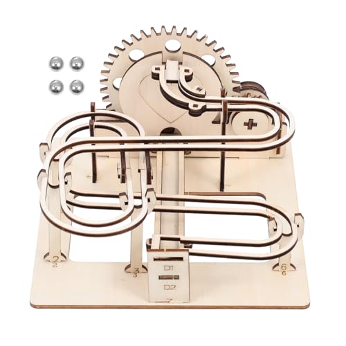 ifundom Kleinkind Spielzeug Holzspielzeug 3D Puzzle Set DIY Mechanisches Murmelbahn Baukasten Für Kreatives Lernspielzeug Zur Von Konzentration Und Problemlösungsfähigkeiten von ifundom