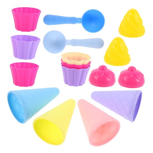 ifundom 3satz Eiscreme-spielset Für Junge Mädchen Eistüten-Schaufel Für Kleinkinder Eiscreme-Formen Zum Spielen Im Freien Strand -Spielzeug Für Junge ifundom 3satz Eiscreme-spielset Für Junge Mädchen Eistüten-Schaufel Für Kleinkinder Eiscreme-Formen Zum Spielen Im Freien Strand -Spielzeug Für Junge von ifundom