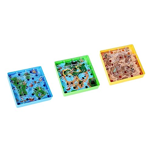 ifundom 3St Schatzsuche-Labyrinth-Spielzeug Kinderspielzeug Labyrinth Spiel Spielzeug kindliche entwicklung aufklärung Kinder Labyrinth-Spielspielzeug Gleichgewichtsübungsspielzeug Plastik von ifundom