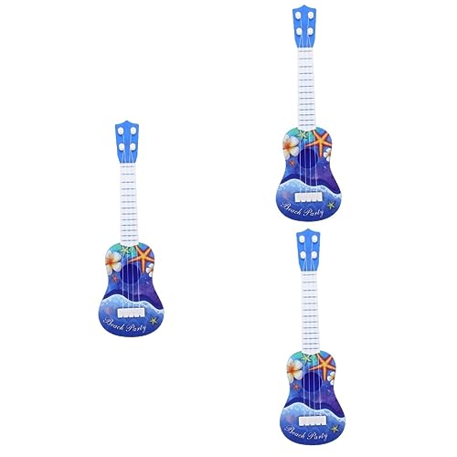 ifundom 3St Simulation Gitarre Spielzeuggitarre für Kinder Musikalisches Spielzeug für Kinder Gitarrenspielzeug für Kinder imitiertes Gitarrenspiel Musikinstrumente Bassgitarre Berühmtheit von ifundom