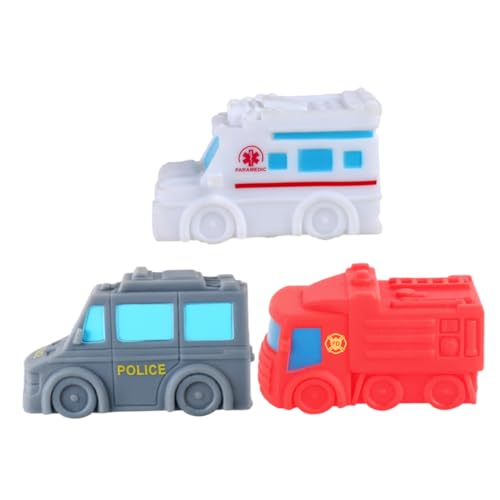 ifundom 3St Spielzeug für Babyautos Feuerwehrmann-LKW-Spielzeug Spray-Bad-Spielzeug Auto Spielzeug Kinder Auto Spielzeug Babybadewanne puppenwagen Badespielzeug für Babys Vinyl von ifundom