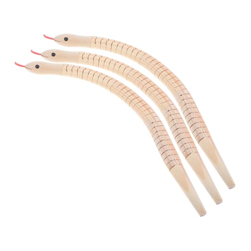 ifundom 3Stücke Holzschlangen Natürliches Unbehandeltes Holz Lernspielzeug für Kreatives DIY Schlangenspielzeug für Kleine ifundom 3Stücke Holzschlangen Natürliches Unbehandeltes Holz Lernspielzeug für Kreatives DIY Schlangenspielzeug für Kleine von ifundom