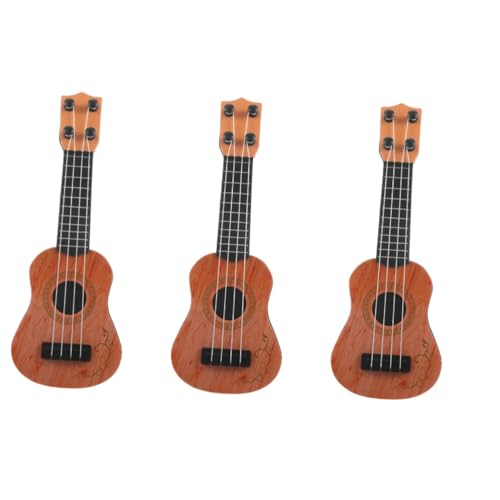 ifundom 3st Gitarrenspielzeug Für Kinder Gitarren-lernspielzeug Kinder-Instrument-Spielzeug Musikalisches Lernspielzeug Ukulele Musikspielzeug Kinderspielzeug Ukulele Yellow Abs von ifundom