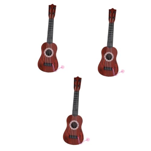 ifundom 3st Mini-simulations Gitarre Ukulele Spielzeug Babyspielzeug Früherziehungsspielzeug Kleine Gitarre Mini-Gitarre Gitarre Für Anfänger -Gitarre Minigitarren Musik Abs Kind von ifundom