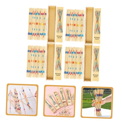 ifundom 4 Boxen Holz Pick Up Sticks mit Box Lernspielzeug für Sicher Glatt Fördert Hand Auge koordination Familie Indoor Outdoor Spielspaß ifundom 4 Boxen Holz Pick Up Sticks mit Box Lernspielzeug für Sicher Glatt Fördert Hand Auge koordination Familie Indoor Outdoor Spielspaß von ifundom